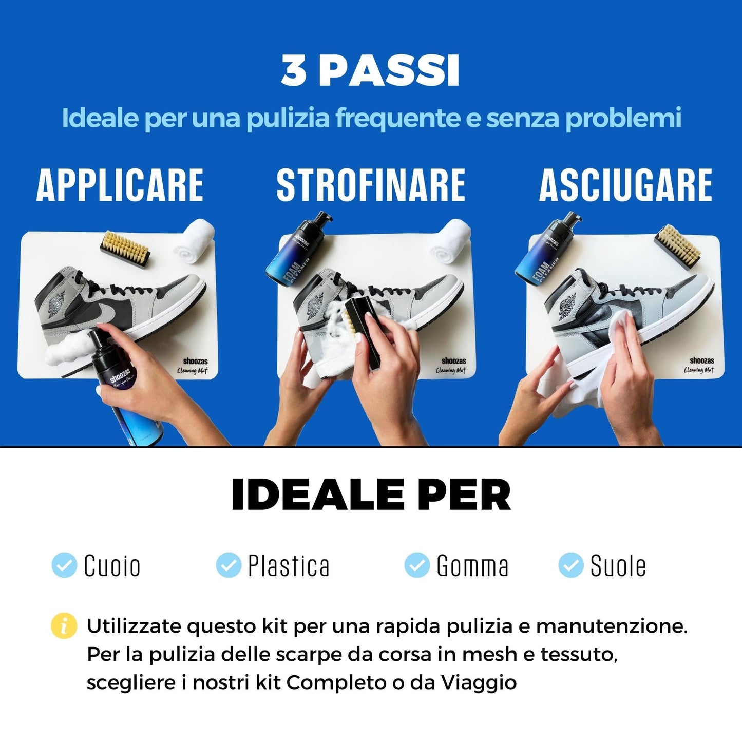 Kit di Pulizia per Sneakers