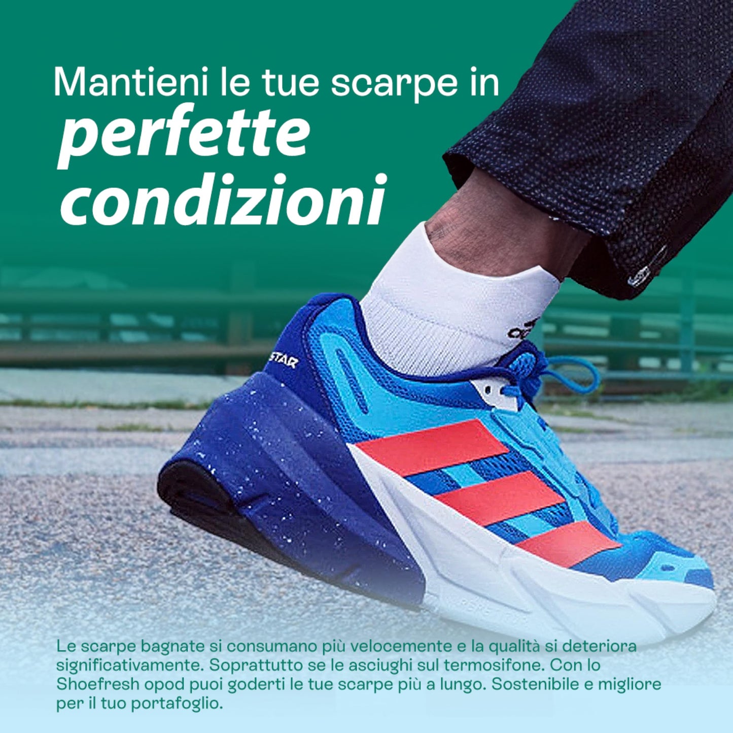 Rinfresca e asciuga scarpe elettrico